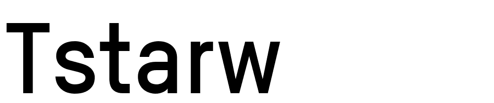 TSTARW font family download free