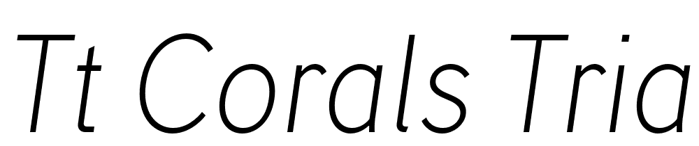 TT-Corals-Trial-Light-Italic font family download free