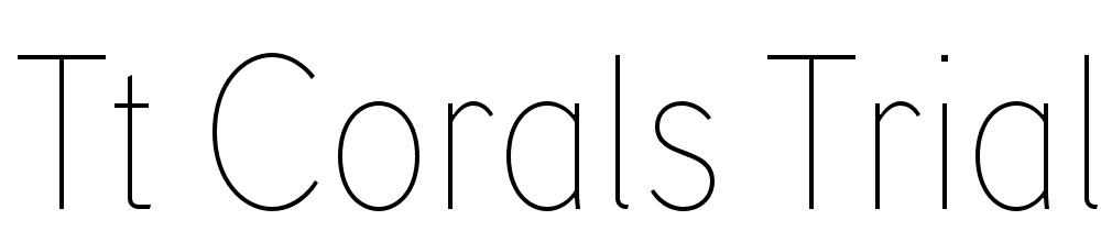 TT-Corals-Trial-Thin font family download free