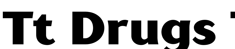 TT-Drugs-Trial-Black font family download free