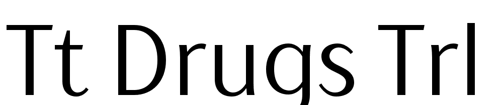 TT-Drugs-Trl-Cnd-Regular font family download free