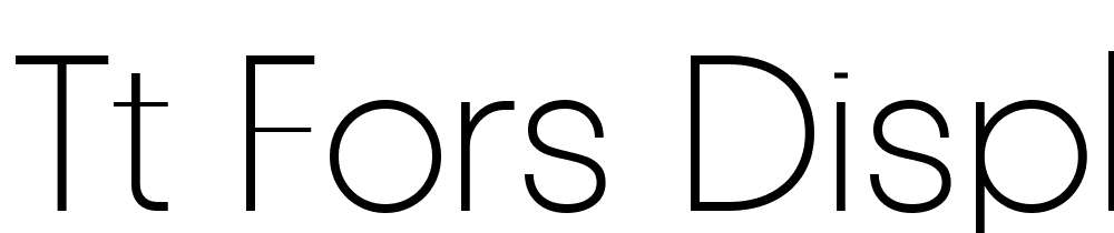 TT-Fors-Display-Trl-ExtraLight font family download free