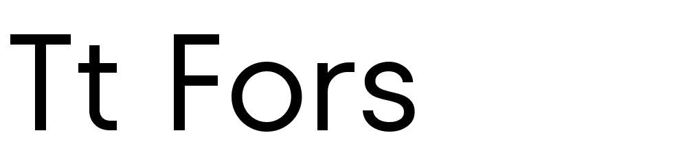 tt_fors font family download free