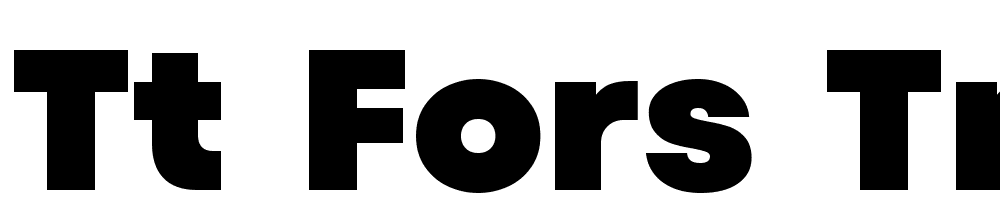 TT-Fors-Trial-Black font family download free