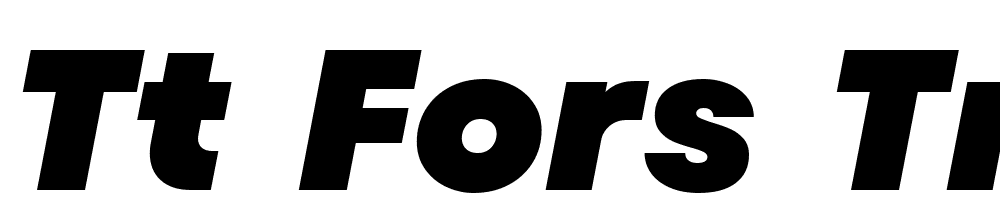 TT-Fors-Trial-Black-Italic font family download free