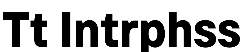 TT-Intrphss-Pr-Trl-Cnd-XBd font family download free