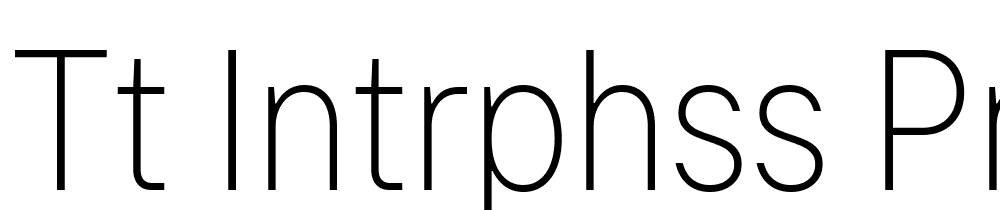 TT-Intrphss-Pr-Trl-Cnd-XLt font family download free