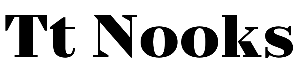 TT-Nooks-Black font family download free