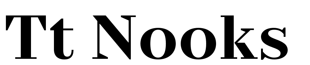 Tt Nooks font family download free