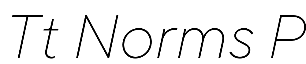 TT-Norms-Pro-ExtraLight-Italic font family download free