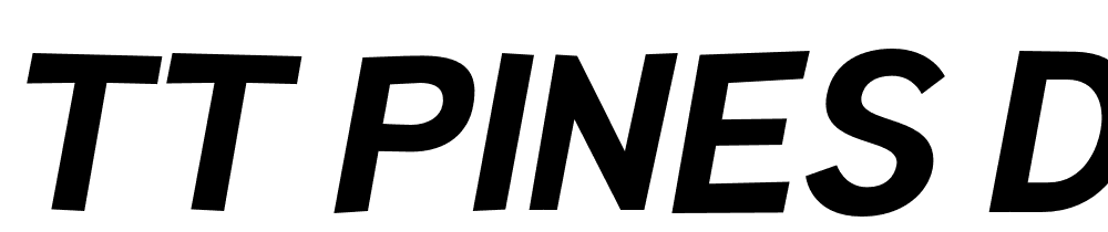 TT-Pines-DEMO-Bold-Italic font family download free