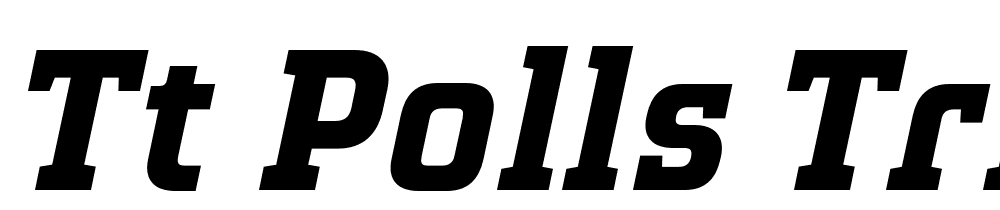 TT-Polls-Trial-Bold-Italic font family download free