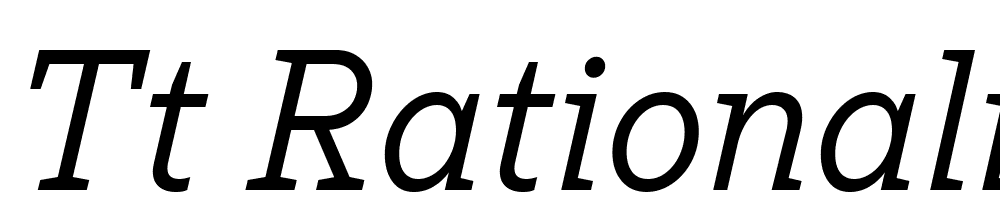 TT-Rationalist-Trl-Italic font family download free