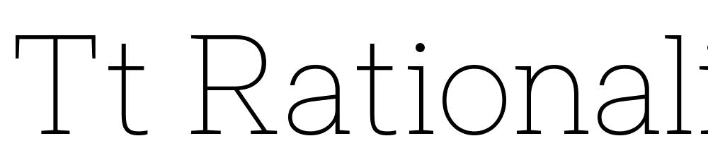 TT-Rationalist-Trl-Thin font family download free