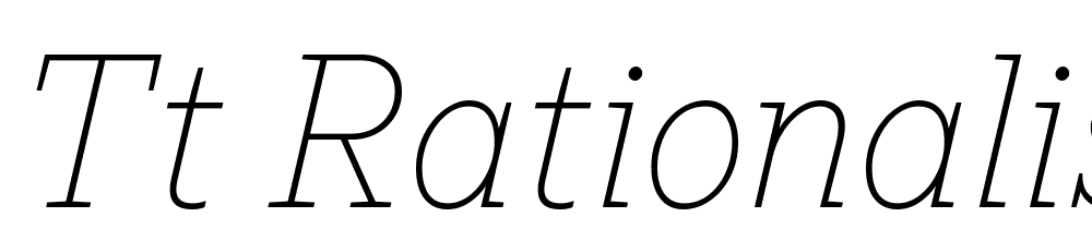 TT-Rationalist-Trl-Thin-Italic font family download free