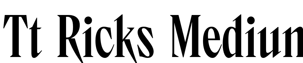 TT-Ricks-Medium font family download free