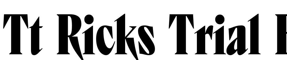 TT-Ricks-Trial-Bold font family download free