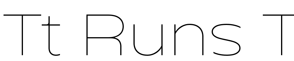 TT-Runs-Trial-Thin font family download free