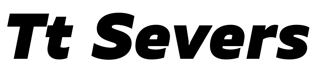 TT-Severs-Trial-Black-Italic font family download free