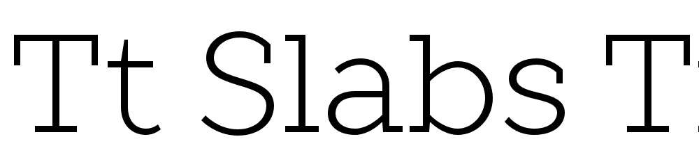 TT-Slabs-Trial-Light font family download free