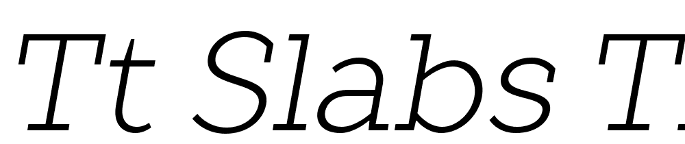 TT-Slabs-Trial-Light-Italic font family download free