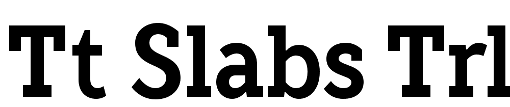 TT-Slabs-Trl-Cnd-Bold font family download free