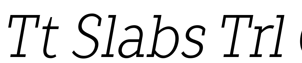TT-Slabs-Trl-Cnd-Light-Italic font family download free