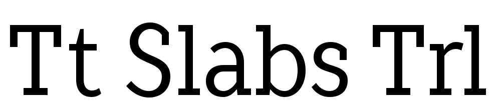 TT-Slabs-Trl-Cnd-Regular font family download free