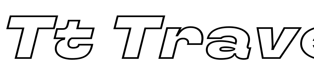 TT-Travels-Next-Trl-Blc-Outline-It font family download free