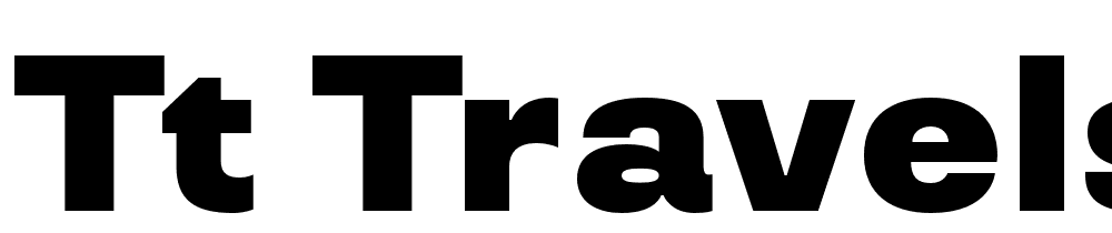 TT-Travels-Trl-Black font family download free