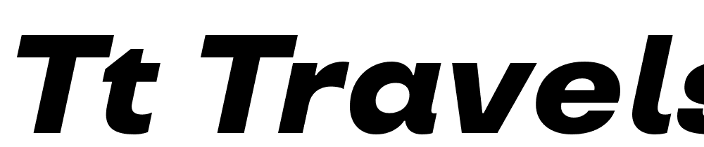 TT-Travels-Trl-ExtraBold-Italic font family download free