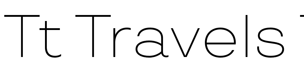 TT-Travels-Trl-ExtraLight font family download free