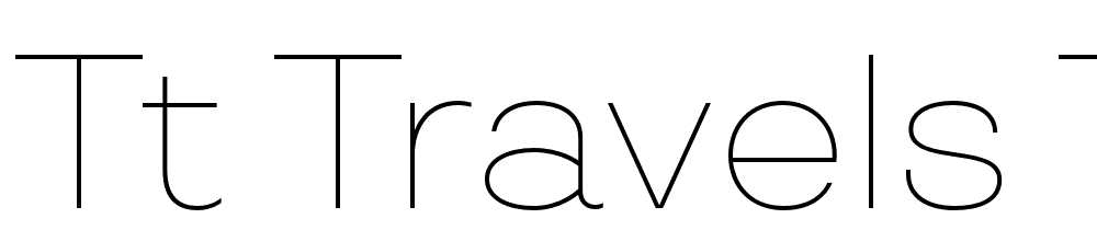 TT-Travels-Trl-Thin font family download free