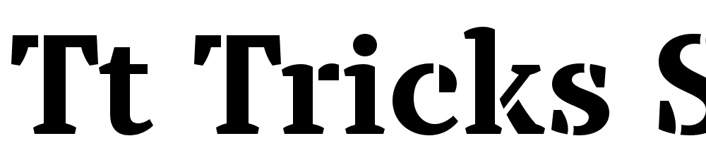 TT-Tricks-Stencil-Trl-Bd font family download free