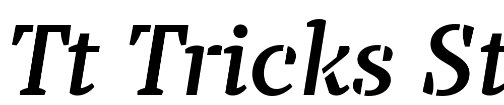 TT-Tricks-Stencil-Trl-Db-It font family download free