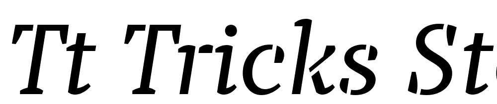 TT-Tricks-Stencil-Trl-It font family download free