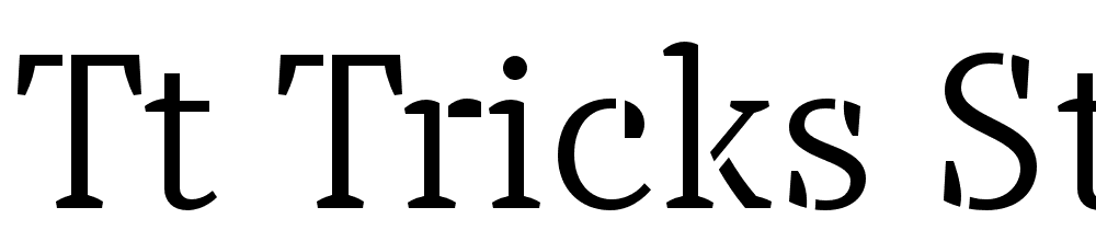 TT-Tricks-Stencil-Trl-Lt font family download free