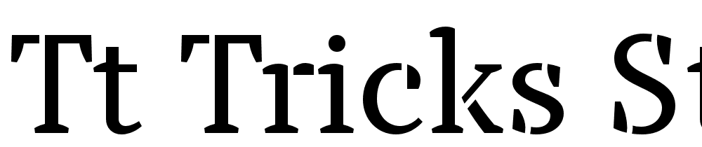 TT-Tricks-Stencil-Trl-Rg font family download free