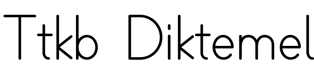 TTKB-DikTemel-Abece font family download free