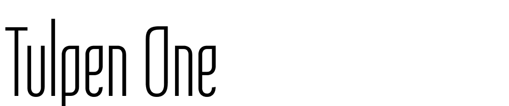 Tulpen-One font family download free