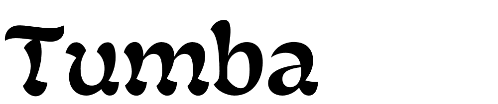 Tumba font family download free