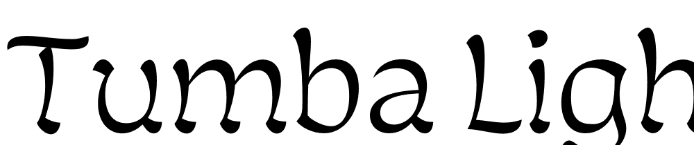 Tumba-Light font family download free