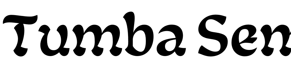 Tumba-Semibold font family download free