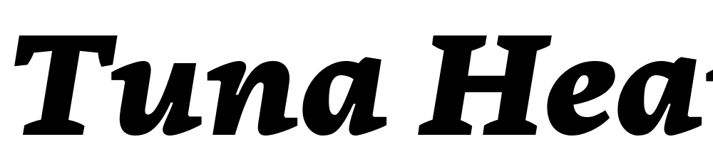 Tuna-Heavy-Italic font family download free