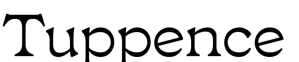 Tuppence font family download free