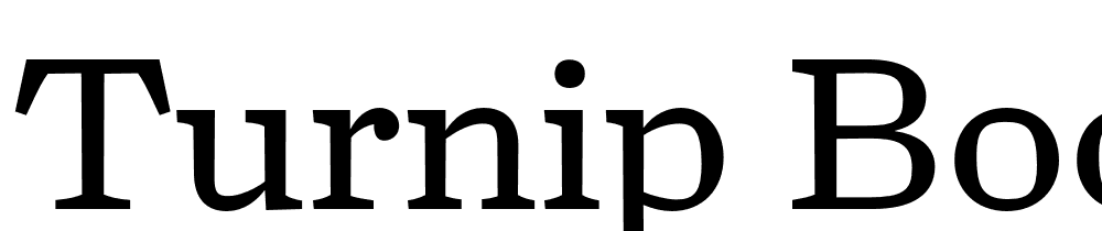 Turnip-Book font family download free