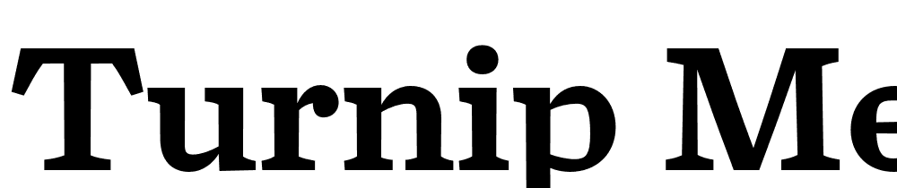 Turnip-Medium font family download free