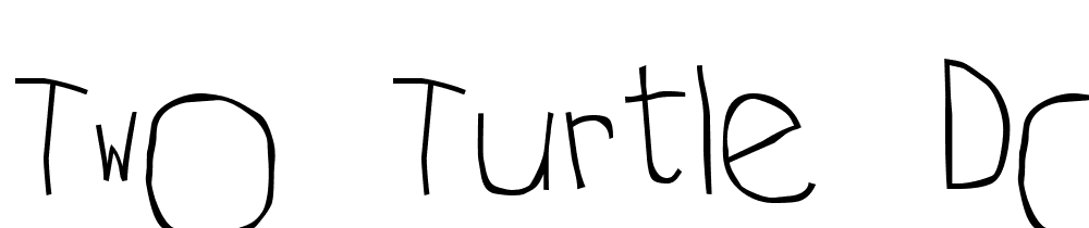 Two Turtle Doves font family download free