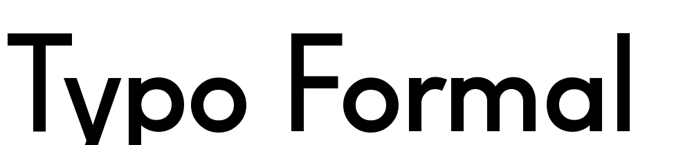 typo_formal font family download free