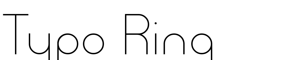 typo-ring font family download free